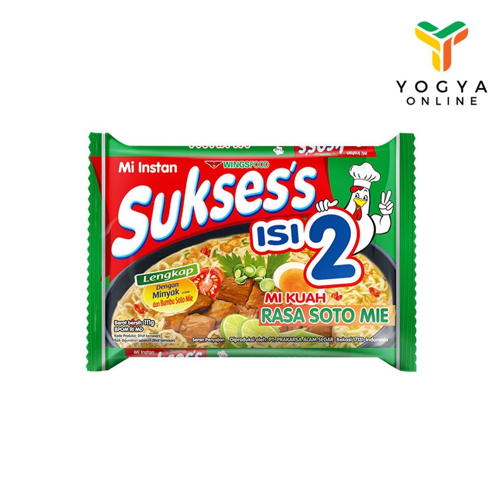 

Suksess Isi 2 Rasa Soto Mie 111 Gr