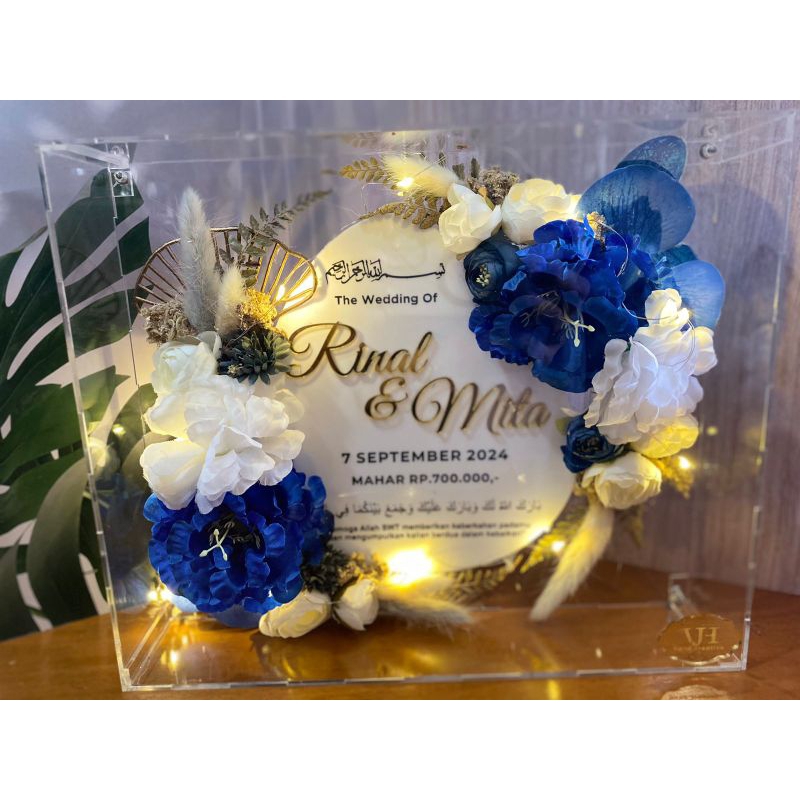 Mahar Full Akrilik Custom | Mahar Pernikahan | Mahar Custom | Akrilik Mahar Custom -VJCUT