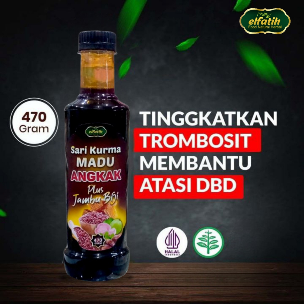 

SARI KURMA ANGKAK ELFATIH PROPOLIS JAMBU BIJI SARI KURMA MADU ASLI