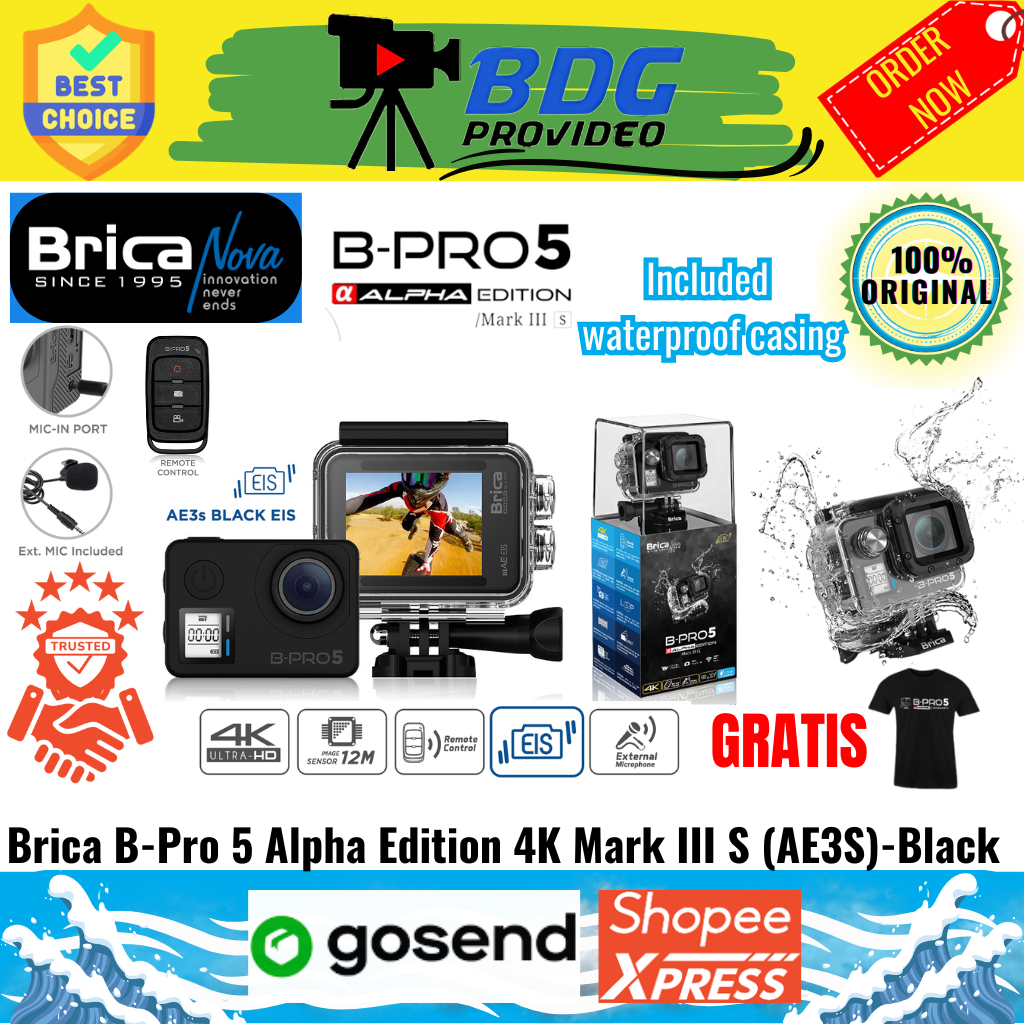 Brica B-Pro 5 Alpha Edition 4K Mark III S (AE3S)-Black