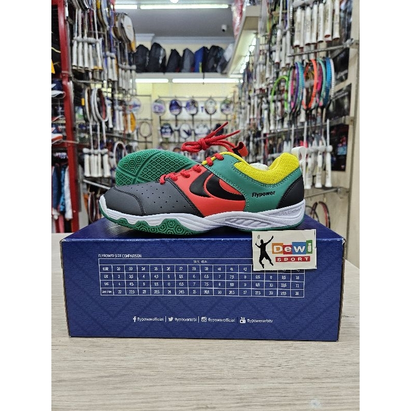 New Sepatu Badminton FLYPOWER ARGAPURA GENI / ARGAPURA / AGRIPINA SERIES