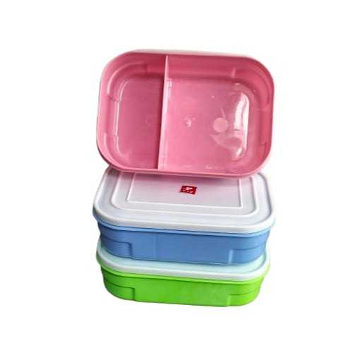 Tempat Makan Anak / Lunch Box Tap / Kotak Makan Sekat / Omprong Plastik Murah