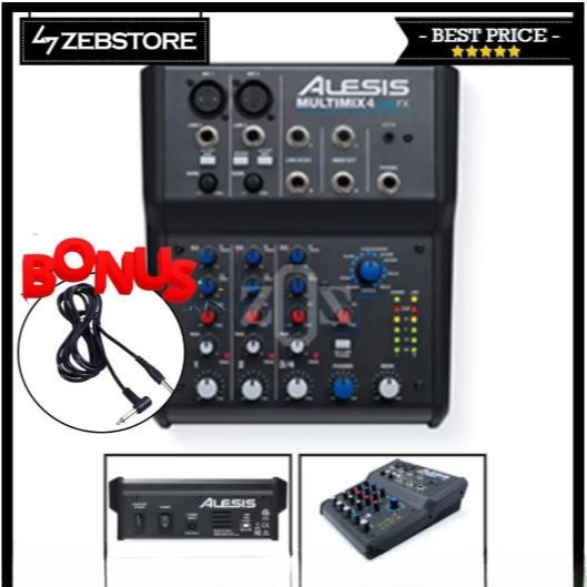 Audio Mixer Alesis Multimix Efek Effect 4 USB FX4 FX 4 Channel