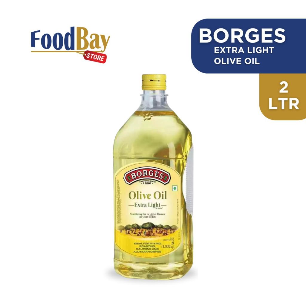 

BORGES Extra Light Olive Oil 2 Liter (2 L) / Minyak Zaitun Light 2L