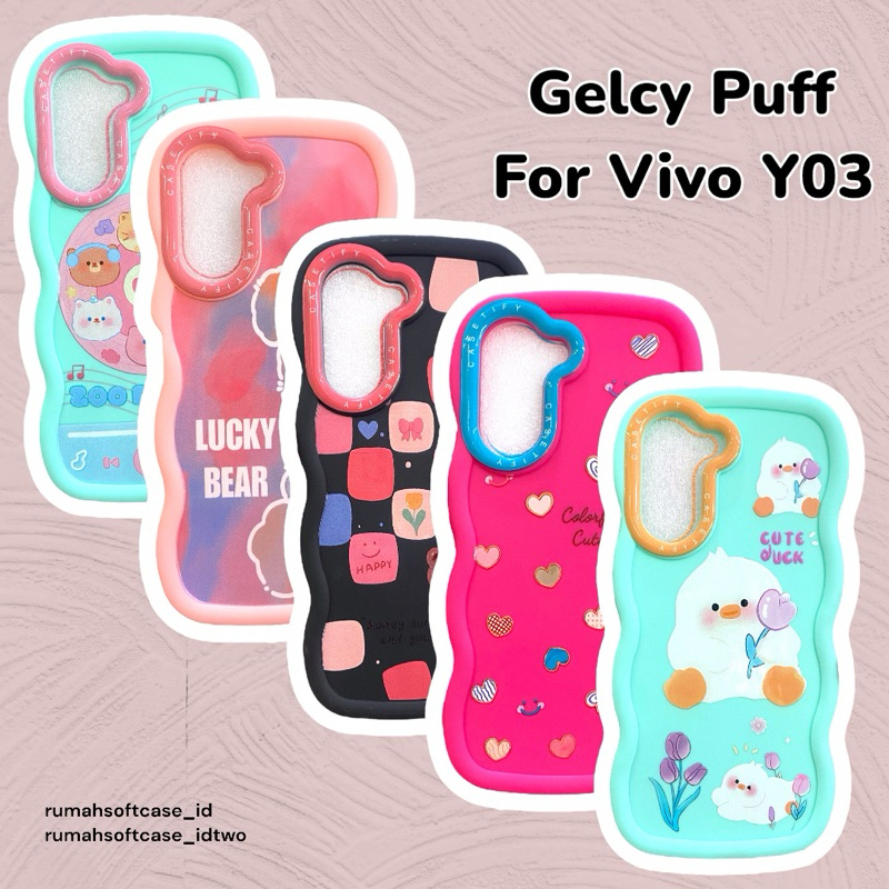 CASE GELCY PUFF FOR VIVO Y03 NEW