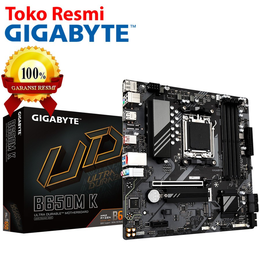 Motherboard Gigabyte B650MK - AM5 mATX DDR5 Gigabyte B650M-K