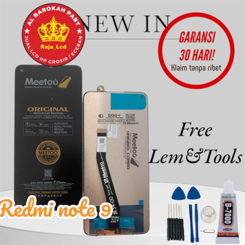 LCD TOUCHSCREEN REDMI NOTE 9 ORIGINAL FULLSET