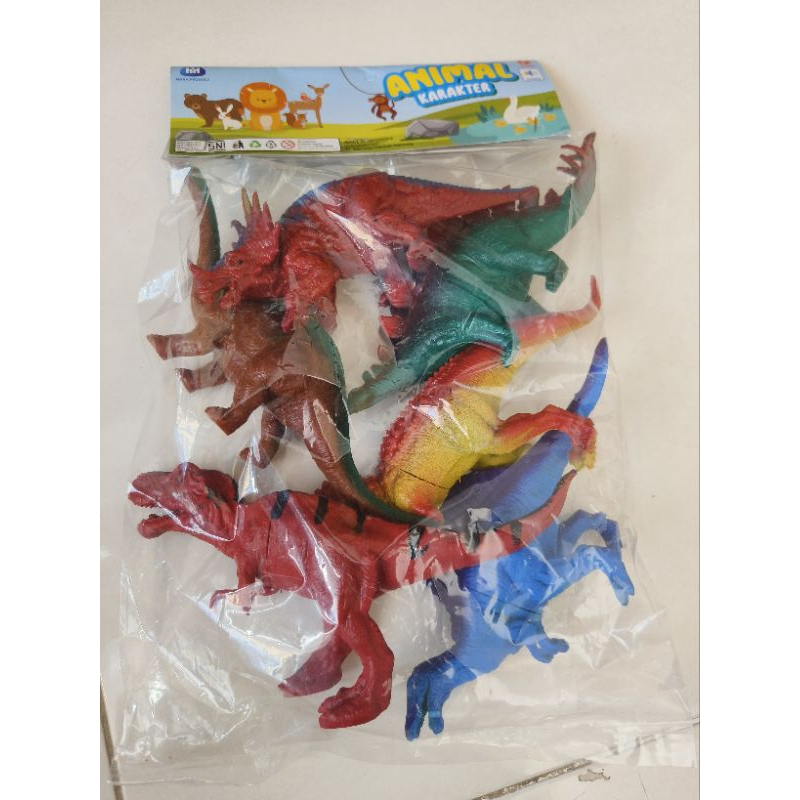 Mainan Hewan Animal Figure Isi 6 Pcs / Mainan Figure Binatang/Animal Toys