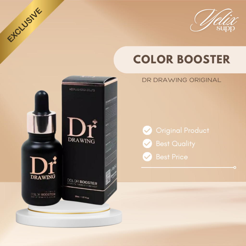 DR DRAWING - COLOUR BOOSTER PENGUAT TINTA SULAM ALIS , EYELINER, BIBIR ORIGINAL