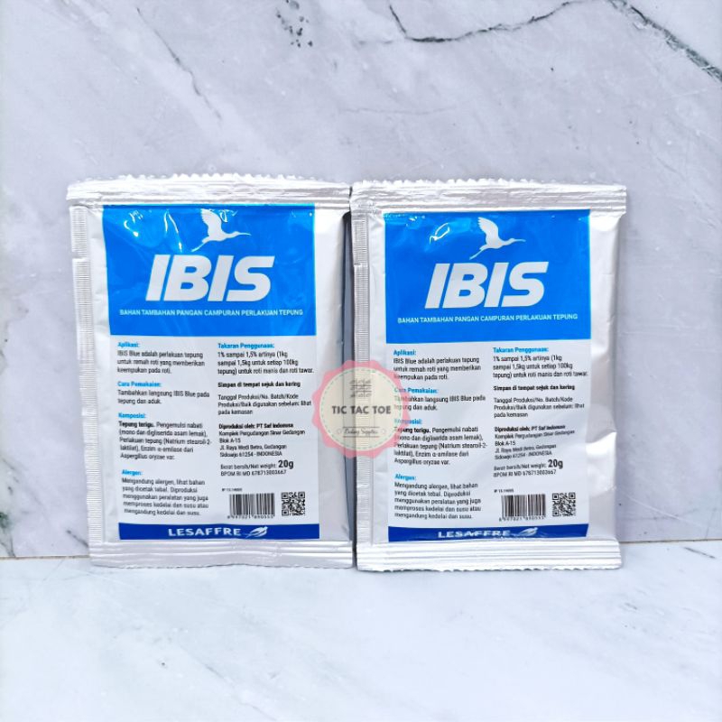 

ibis blue improver 20gr/pelembut kue/pelembut roti/bread improver