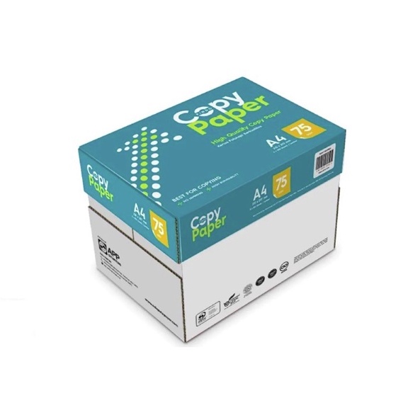 

KODE PRODUK IJQH7358 KHUSUS GOJEK COPY PAPER A4 75Gsm isi 5rim