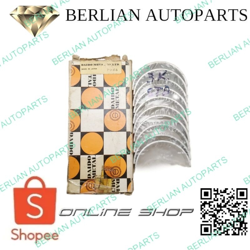 metal duduk M9050A main bearing Toyota Kijang 3K - DAIDO STD