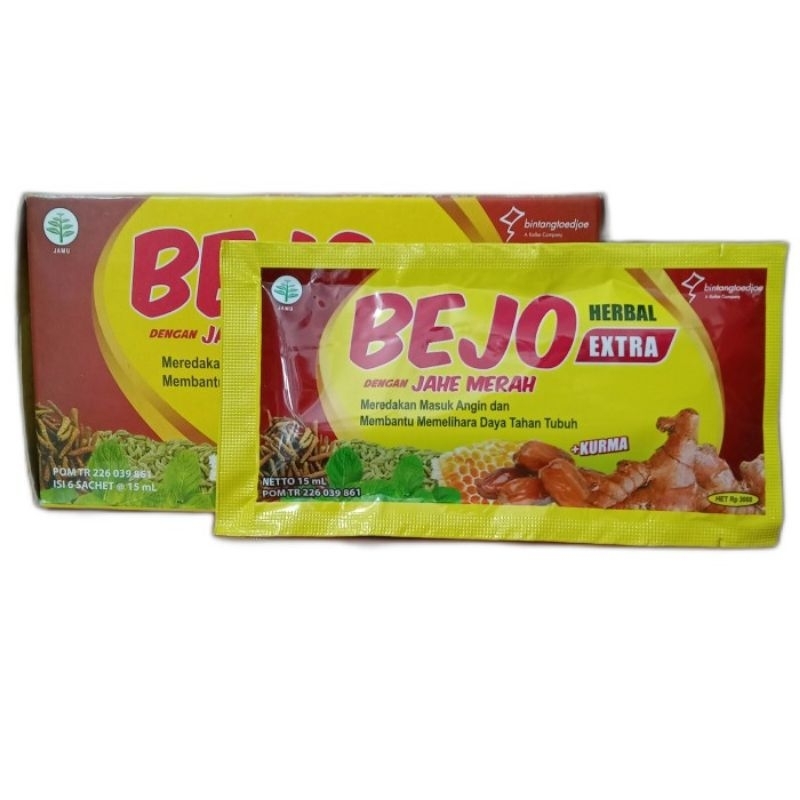 

Bejo Herbal Jahe Merah dan Kurma satuan-Exp Mei 2025