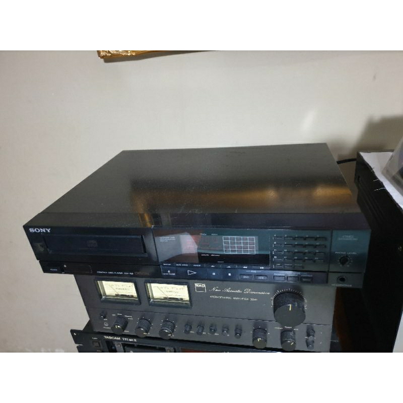 CD Player Vintage Legend SONY CDP-750 made in Japan dengan DAC IC TDA1541 suara analog