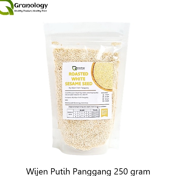 

HARGA TERJANGKAU Wijen Putih Panggang Roasted White Sesame Seed 25 gram