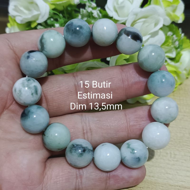 Gelang Giok Burma Jade Asli Sertifikat Type A