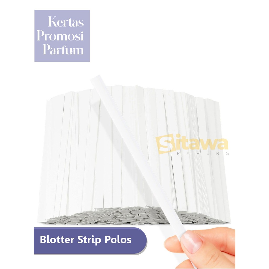 

Kertas Promosi Parfum Polos Bahan Premium 250gsm