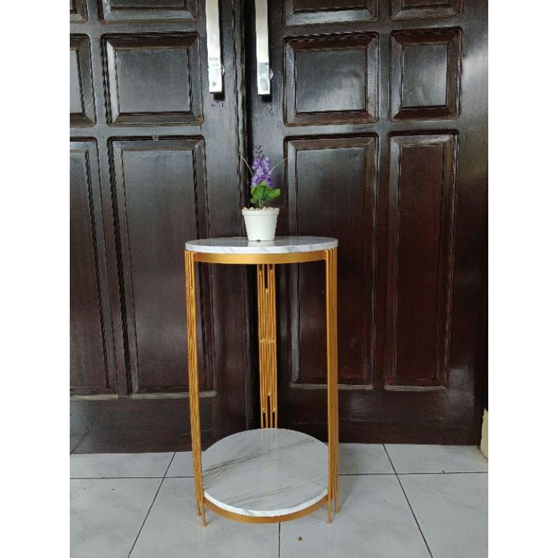 Rak besi/Rak model sangkar/meja bulat