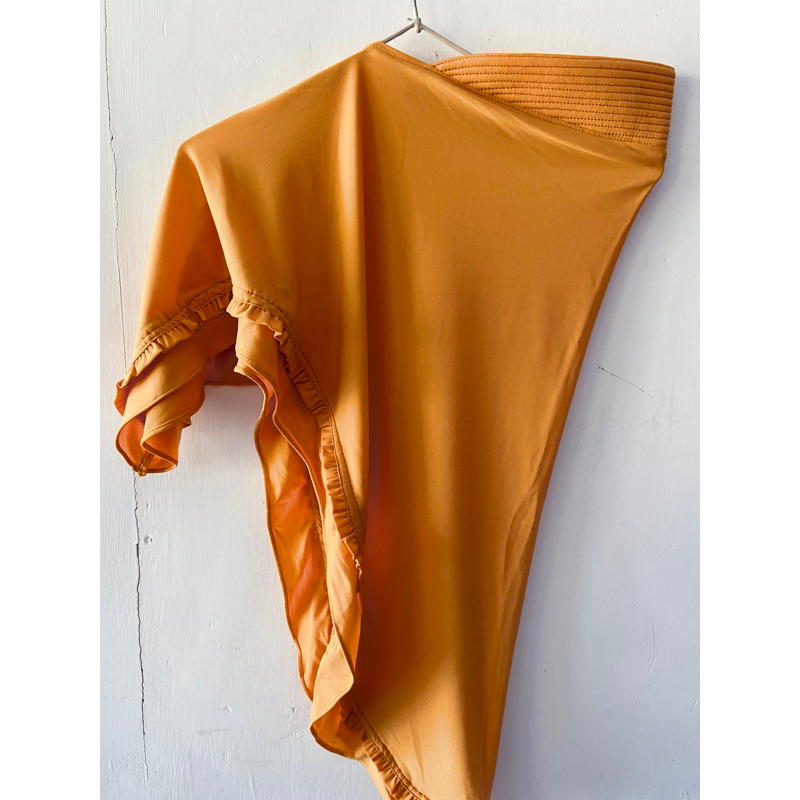 Hijab instan size standart (warna orange)