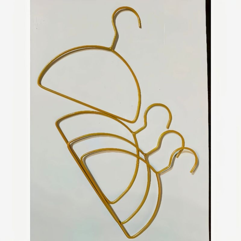 gantungan hijab oval premium oval // Hanger hijab oval gold premium besi