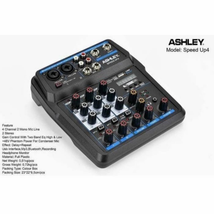 Mixer ASHLEY SPEEDUP 4 / SPEEDUP4 4 Channel ORIGINAL