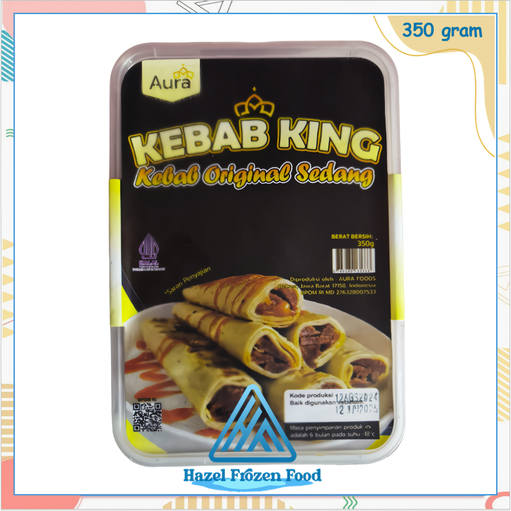 

Kebab King Original Sedang 350 g Frozen Food Karawang