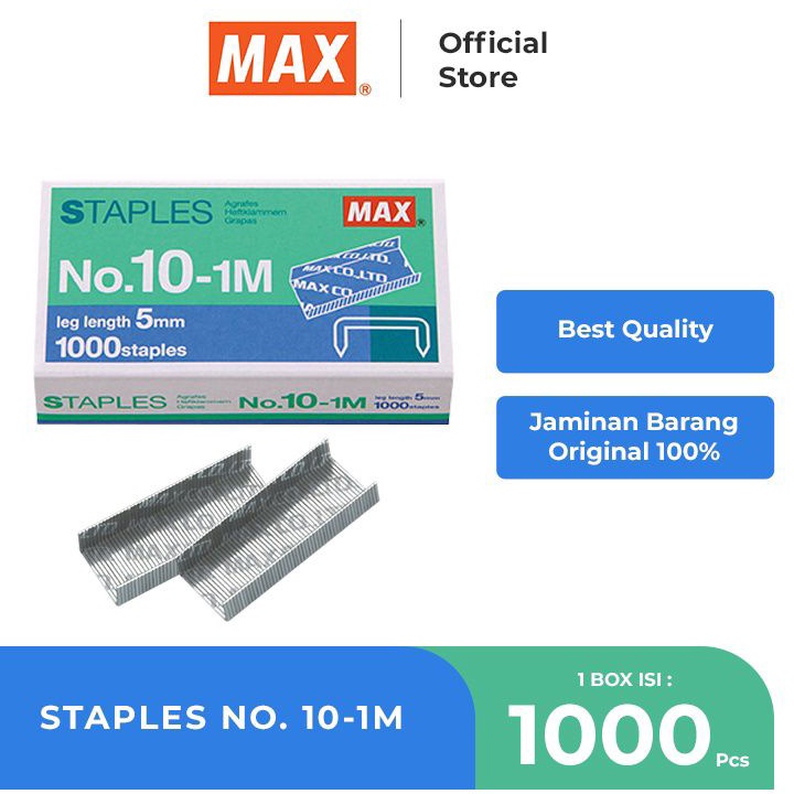 

Isi Staples Max No11M 1pak2kotak