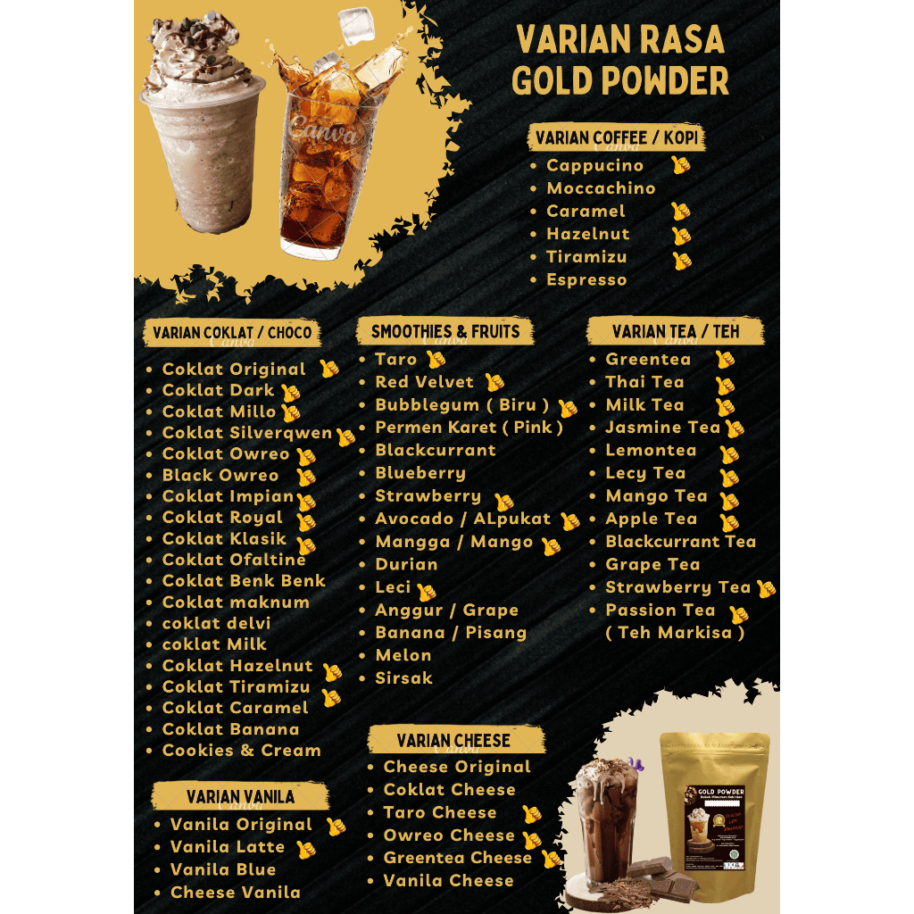 

Sekar_Shop07 Gold Powder 1 Kg Rasa Coklat Benk Benk Beng Minuman Bubuk Bubuk Aneka Rasa Powder Drink