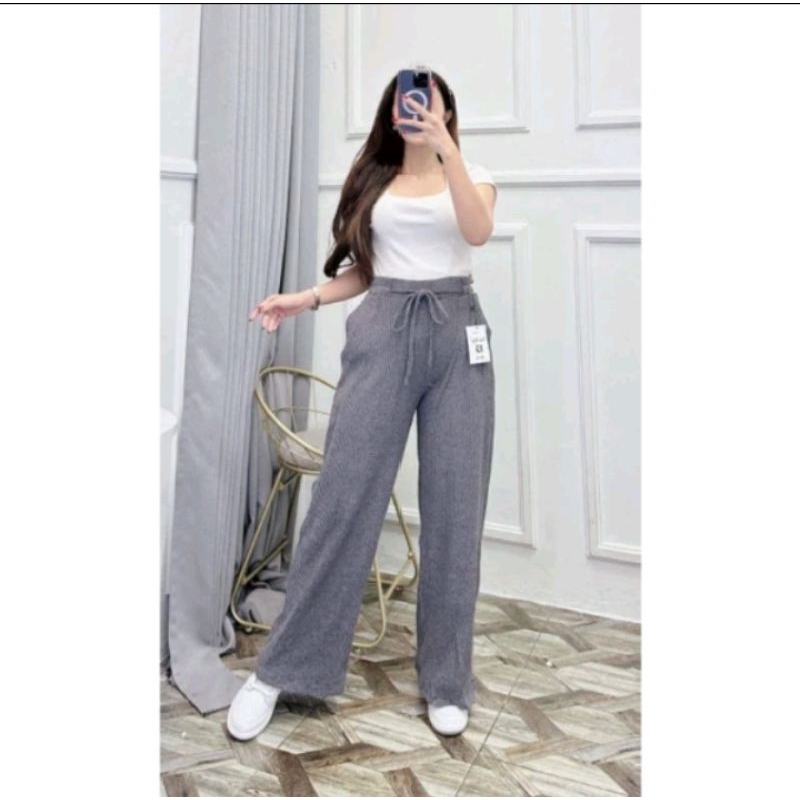 CELANA KULOT KNIT PANTS IMPORT