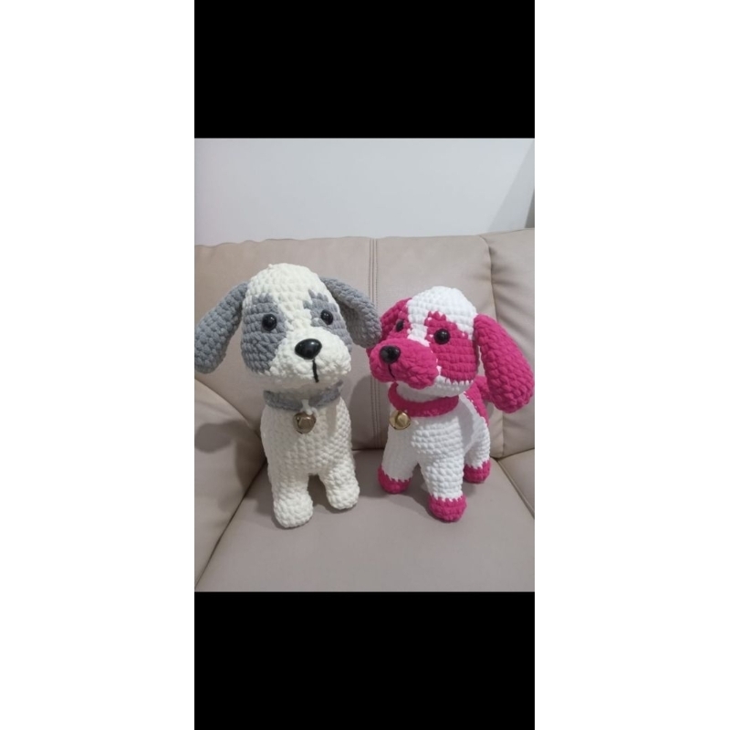 boneka rajut anjing
