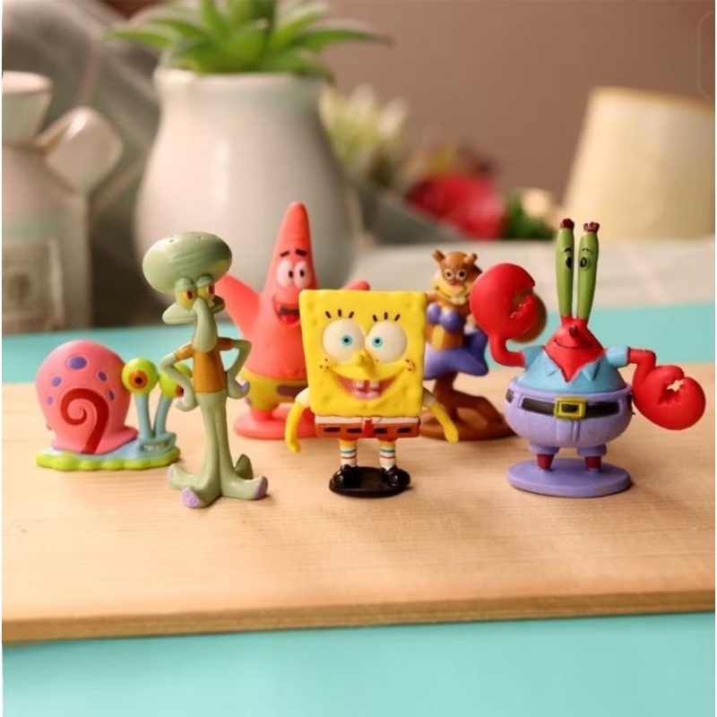 Hiasan akuarium Spongebob ornamen akuarium