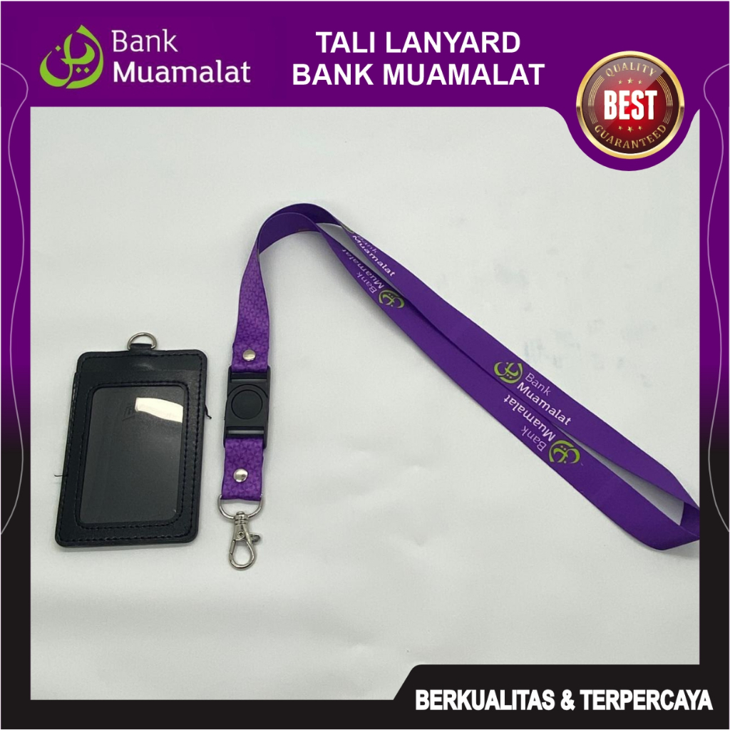 

Lanyard Bank Muamalat Tali ID Card Bank Muamalat