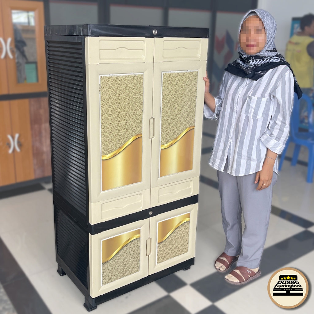 Lemari Plastik Jumbo Minimalis Serbaguna - New Air Model 031