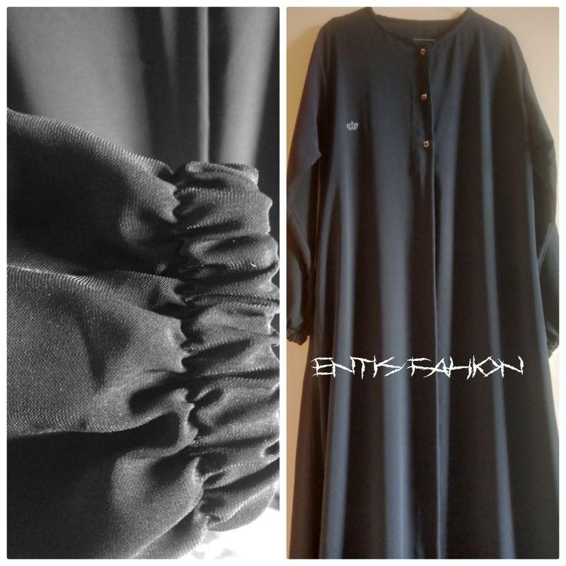 abaya hasanah/abaya elegan/ abaya simple by:entis fashion