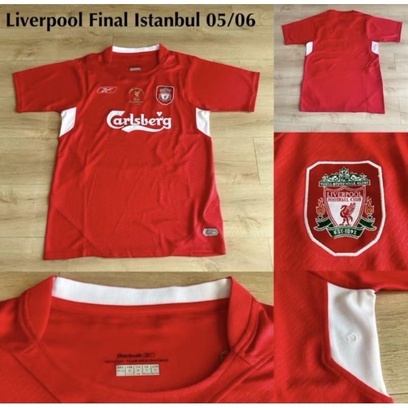 Jersey Liverpool Home Retro 2004-2005 Final Istanbul