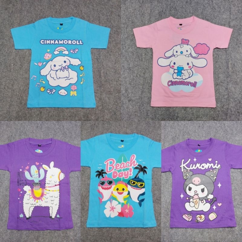 KAOS QWERTY ONE Size S M L XL Kaos Anak Perempuan Kaos Anak Cewek Kaos Distro