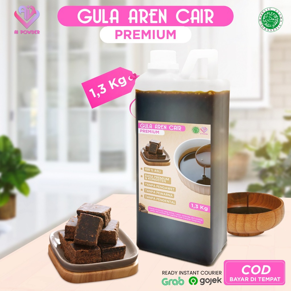 

Gula Aren Cair Asli Brown Sugar Pure Liquid Premium 1.3Kg