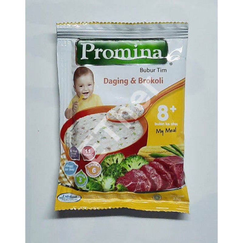 

Promina bubur Tim 8+ Daging brokoli 5x 25gr