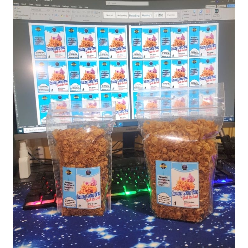 

BAWANG GORENG BIMA Kemasan 250 gram