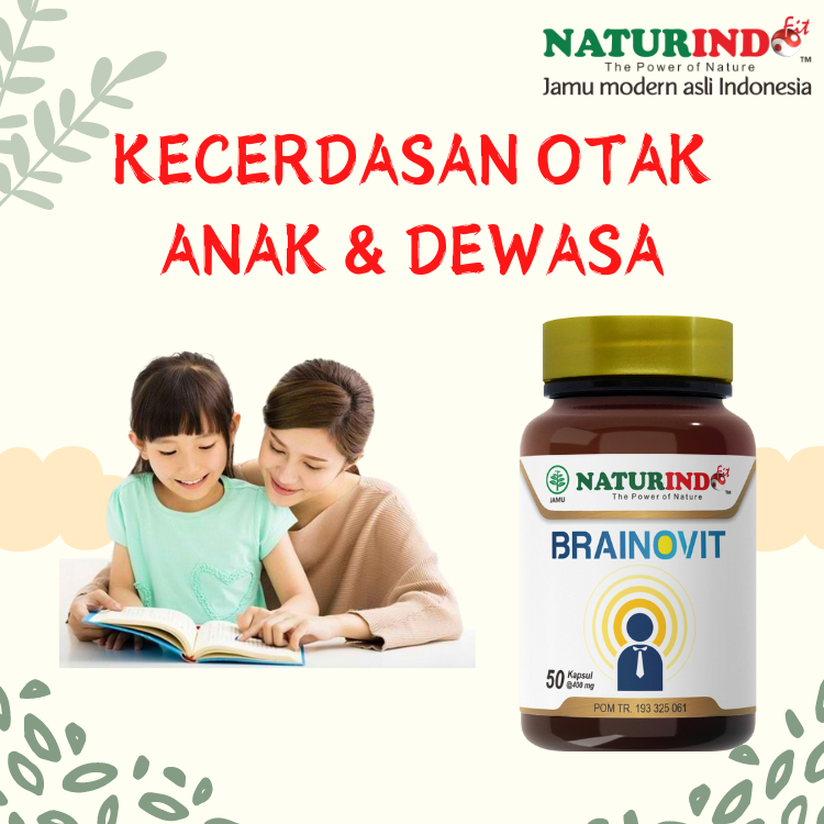 Brainovit  Vitamin Anak Untuk Kecerdasan Otak Anak Vitamin Otak Anak Cerdas Daya Ingat Naturindo