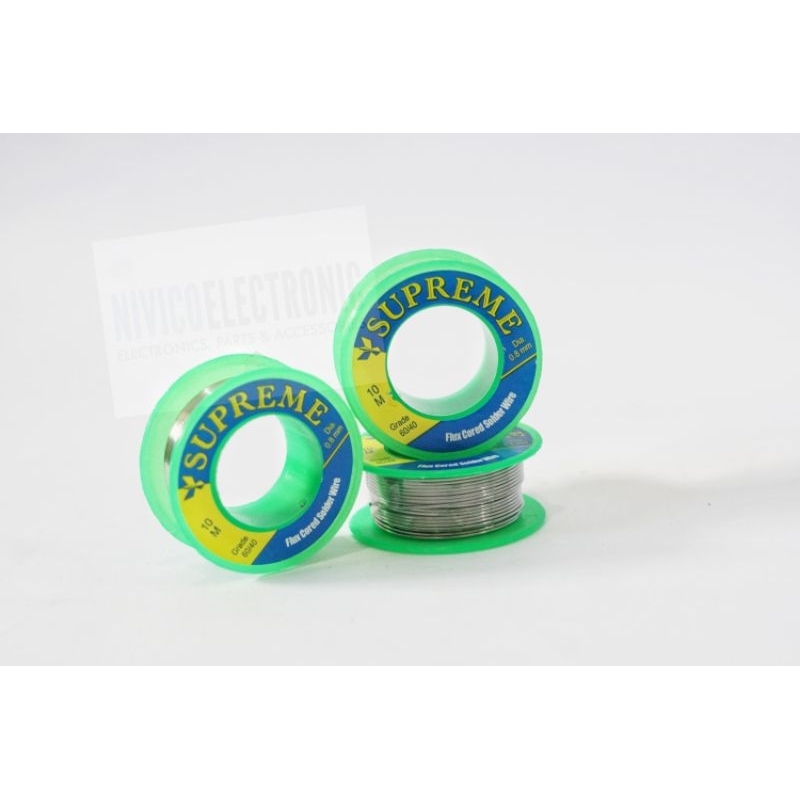 Timah Solder SUPREME Flux Cored Wire kecil