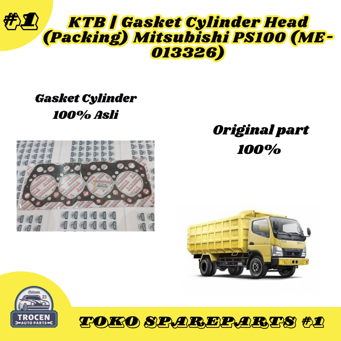 KTB | Gasket Cylinder Head (Packing) Mitsubishi PS100 (ME-013326)