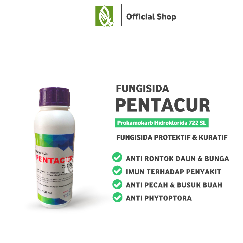 PENTACUR 500ML FUNGISIDA SISTEMIK PROTEKTIF DAN KURATIF