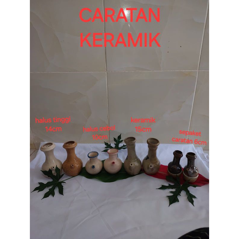caratan#bahan keramik#spesial caratan#paket caratan