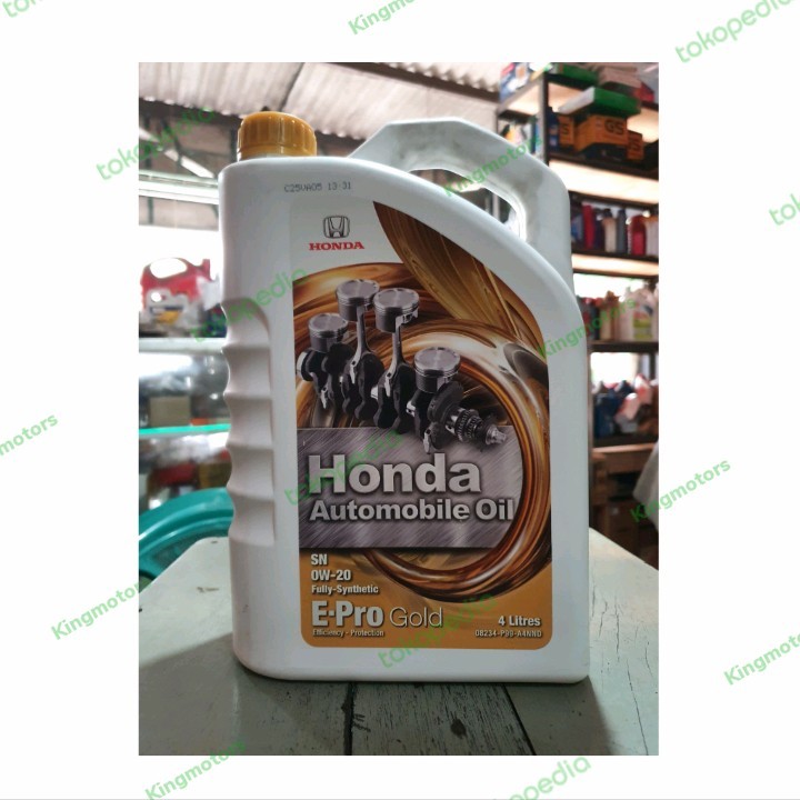 oli mesin Honda EPro Gold 0w-20 4lt galon ORIGINAL