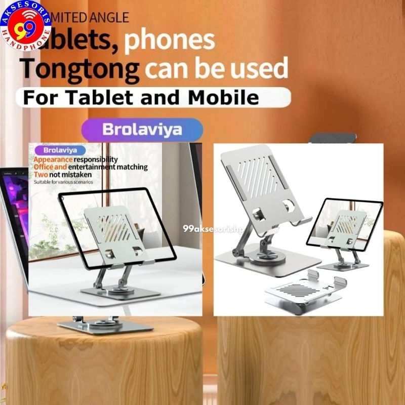 HOLDER TABLET / STANDING TABLET ROTARI MEDIUM KUALITAS BAGUS