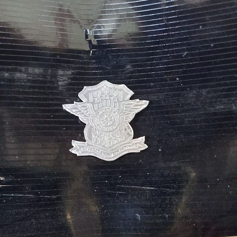 Emblem POLRI+Korlantas motor