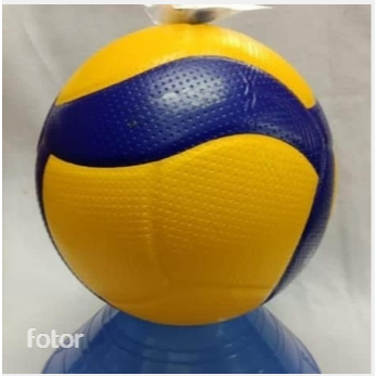 BOLA VOLY VOLLEY VOLI VOLLY KIPAS 2 WARNA KUNING BIRU BINTIK SIZE 5 PU EMPUK STANDART PERTANDINGAN /