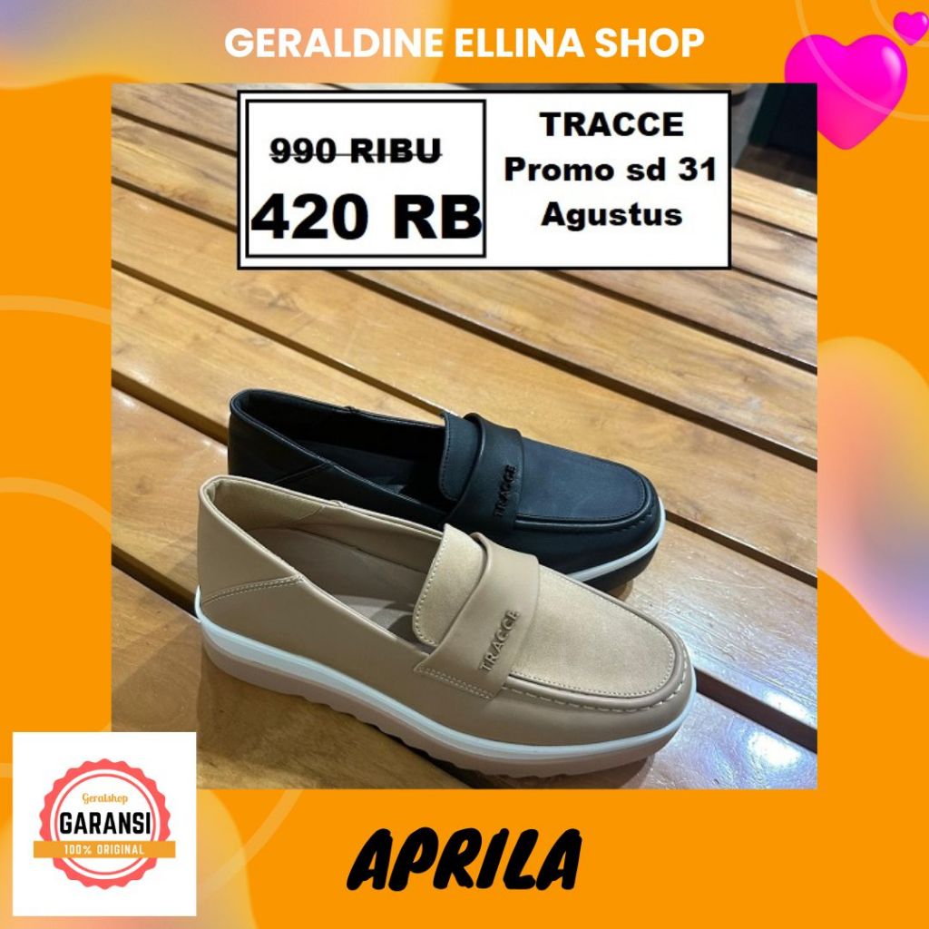 Sepatu sneakers wanita sale Tracce original seri APRILA