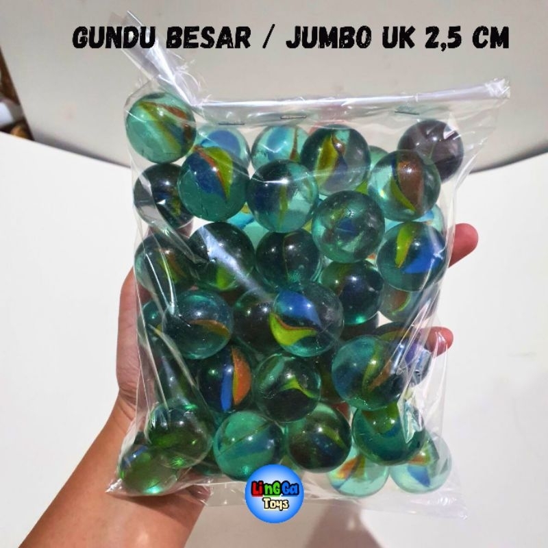 25 pcs kelereng belimbing BESAR / gundu belimbing JUMBO / guli BESAR